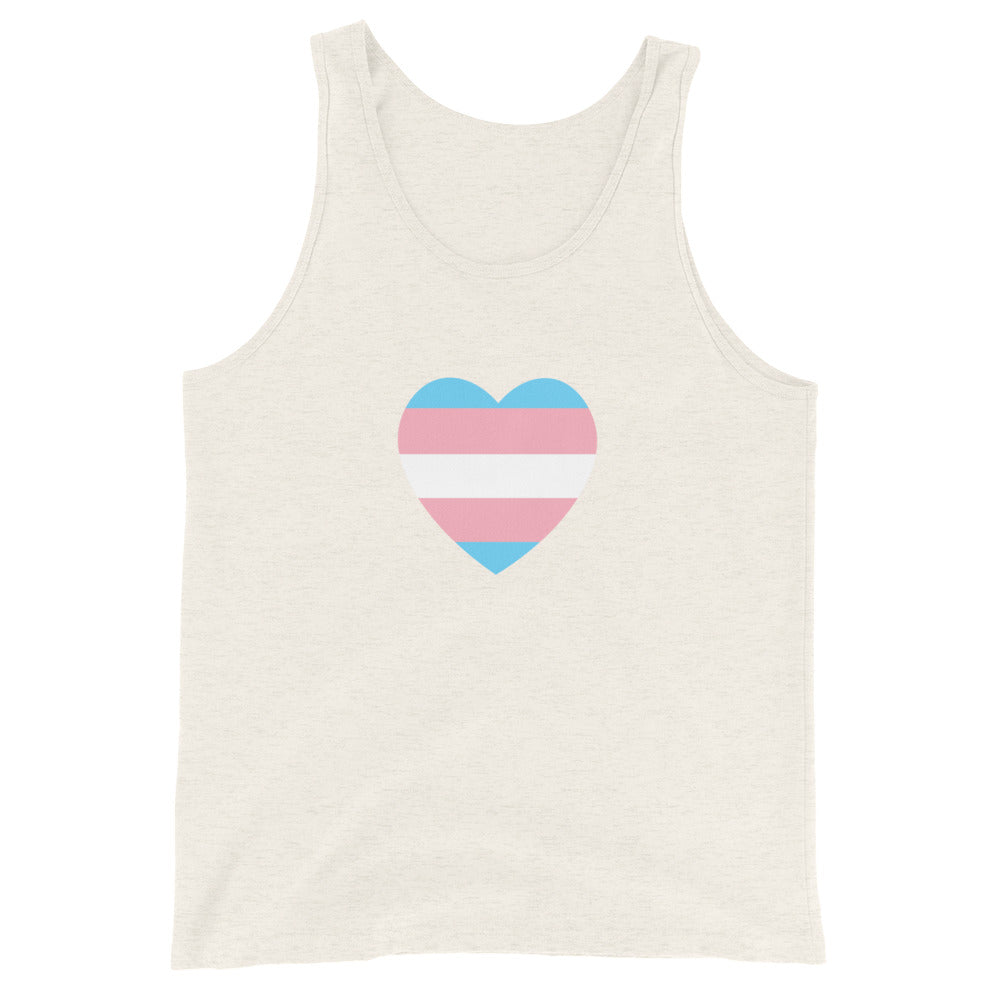 Transgender Pride Heart Tank Top