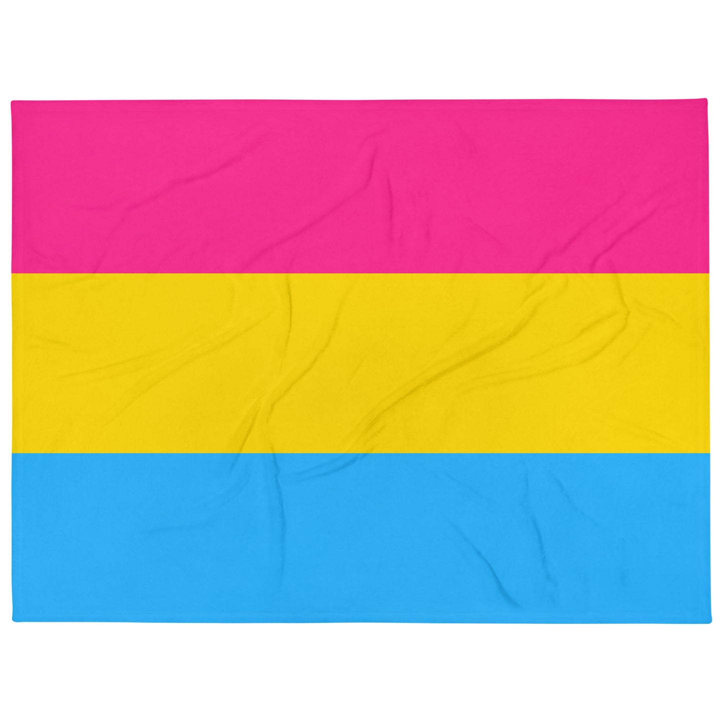 Pansexual Pride Throw Blanket