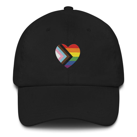 Progressive Pride Heart LGBTQ Pride Hat