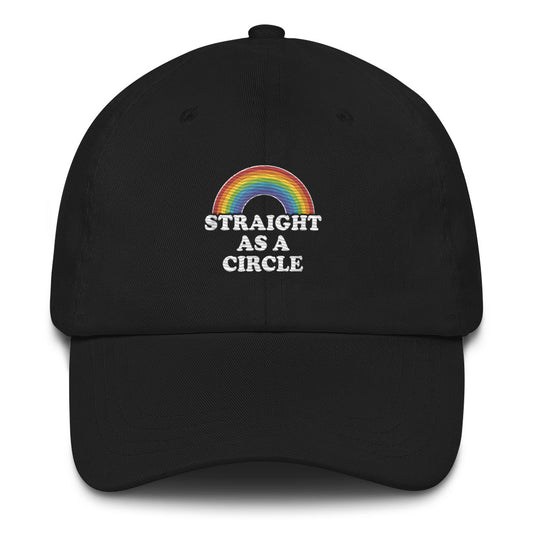 Straight as a Circle LGBTQ Pride Hat
