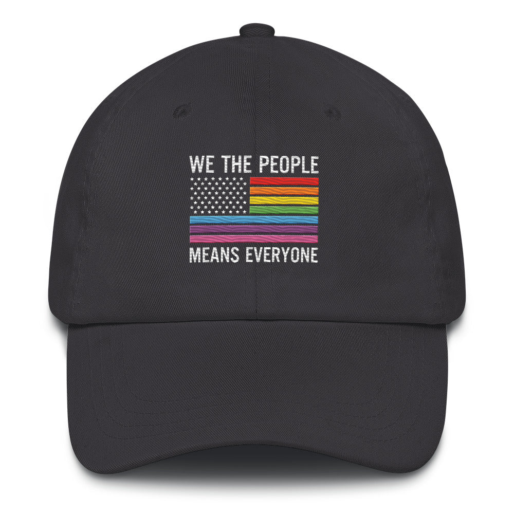 We The People Means Everyone Gay Pride hat