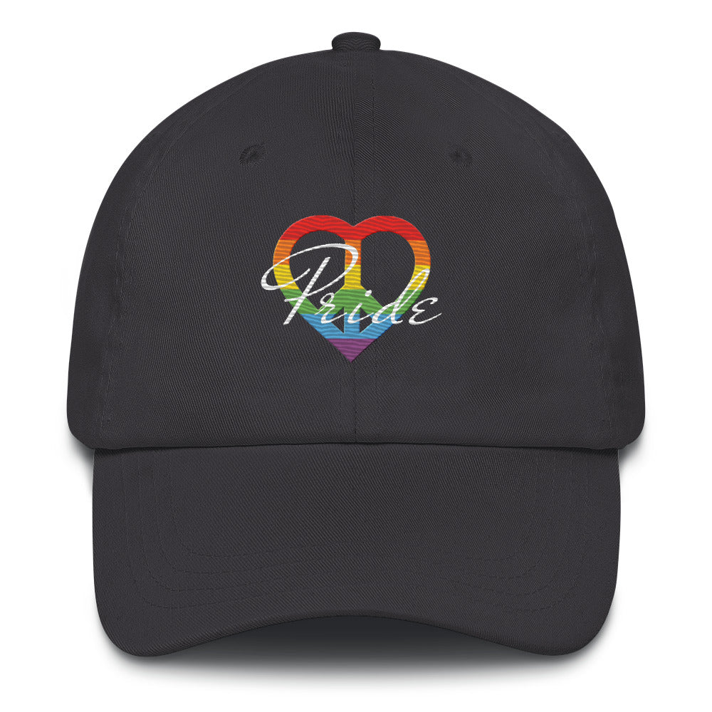 Peace Love Pride LGBTQ Pride Hat