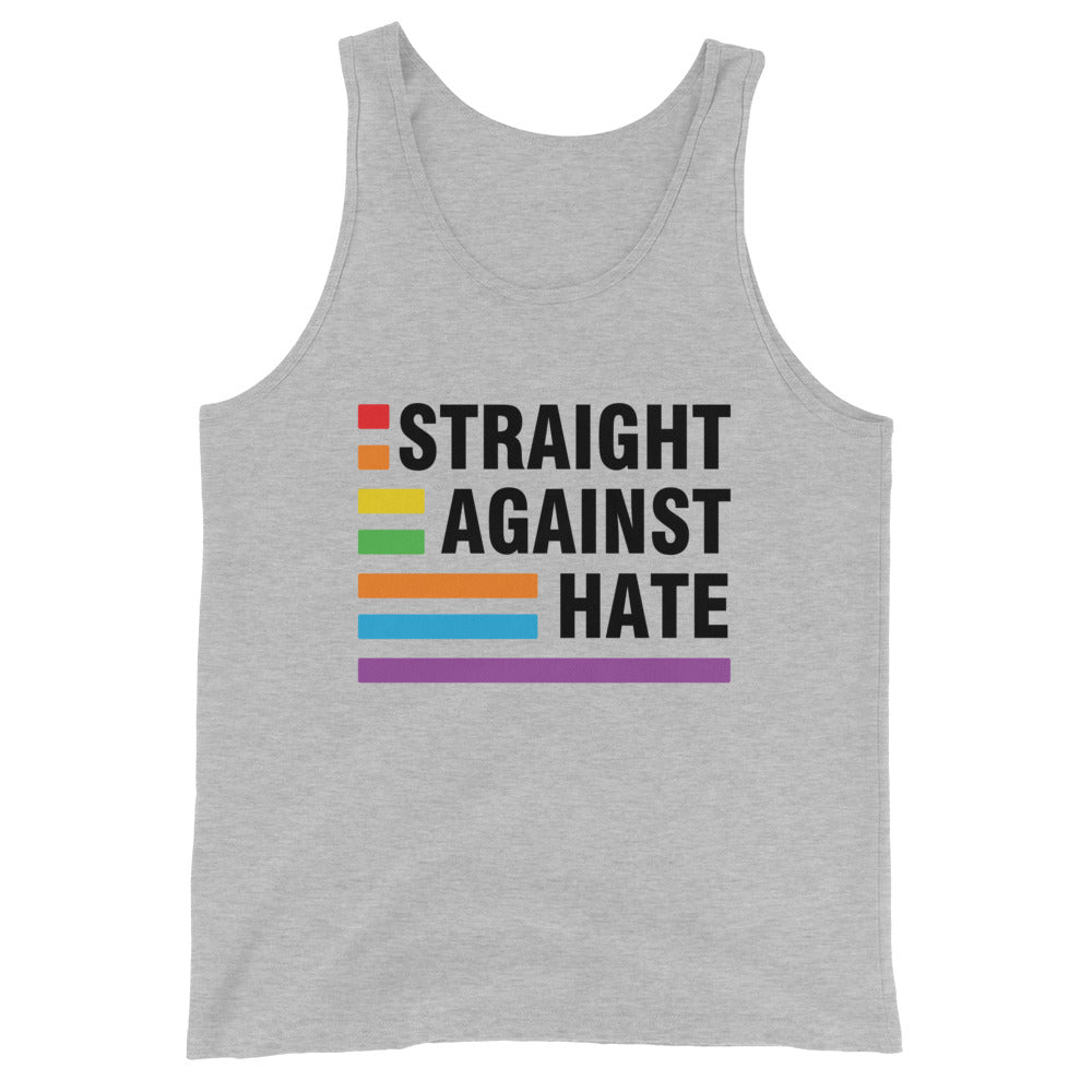 Straight Against Hate Gay Pride Tank Top