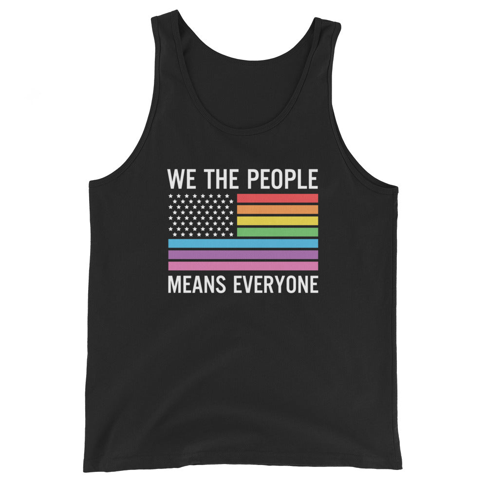 We The People Means Everyone Gay Pride Tank Top