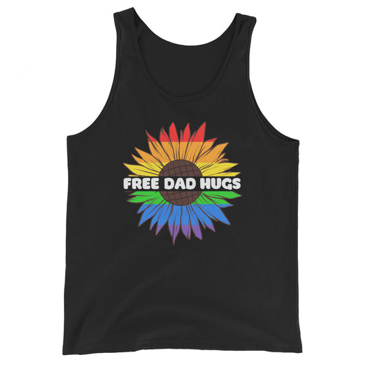 Free Dad Hugs Gay Pride Tank Top