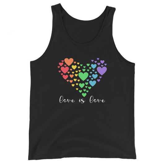Love is Love Pride Heart LGBTQ Pride Tank Top