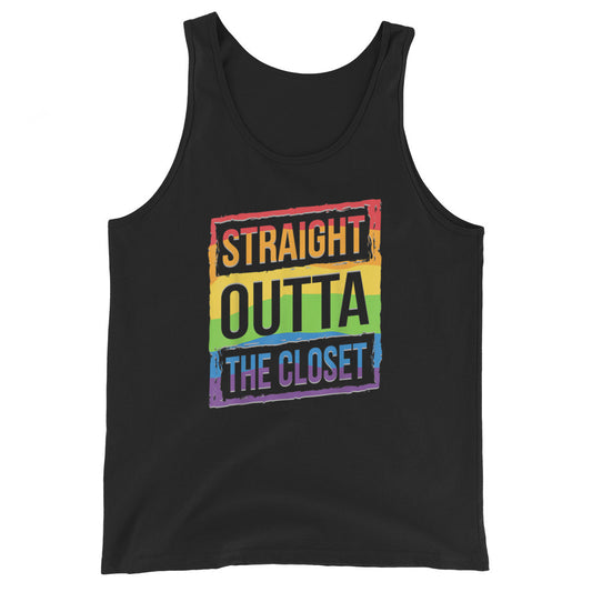 Straight Outta The Closet LGBTQ Pride Tank Top