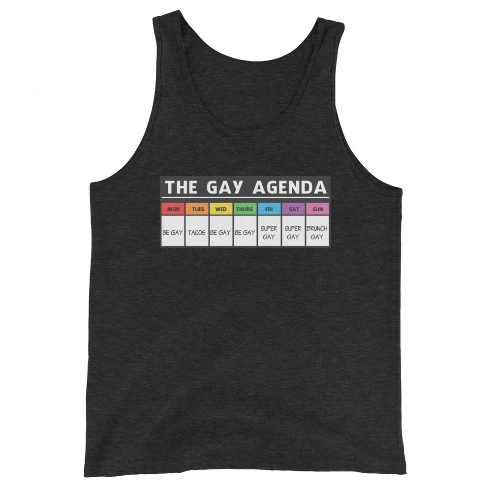 The Gay Agenda LGBTQ Pride Tank Top
