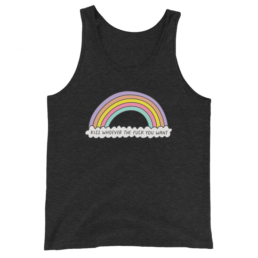 Kiss Whoever The F--k You Want LGBTQ Pride Tank Top