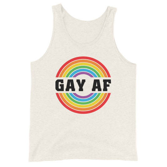 Gay AF LGBTQ Pride Tank Top