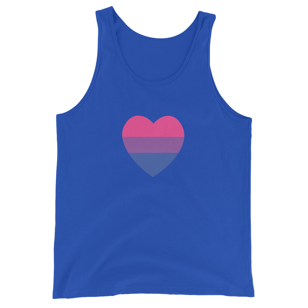 Bisexual Pride Heart Tank Top