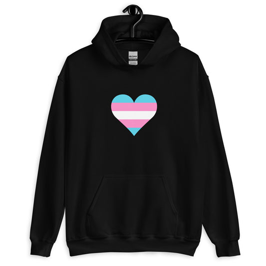 Transgender Pride Heart Hoodie