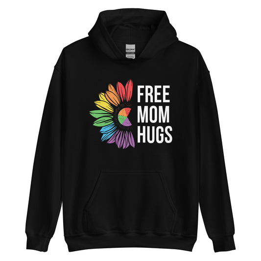 Free Mom Hugs LGBTQ Pride Unisex Hoodie