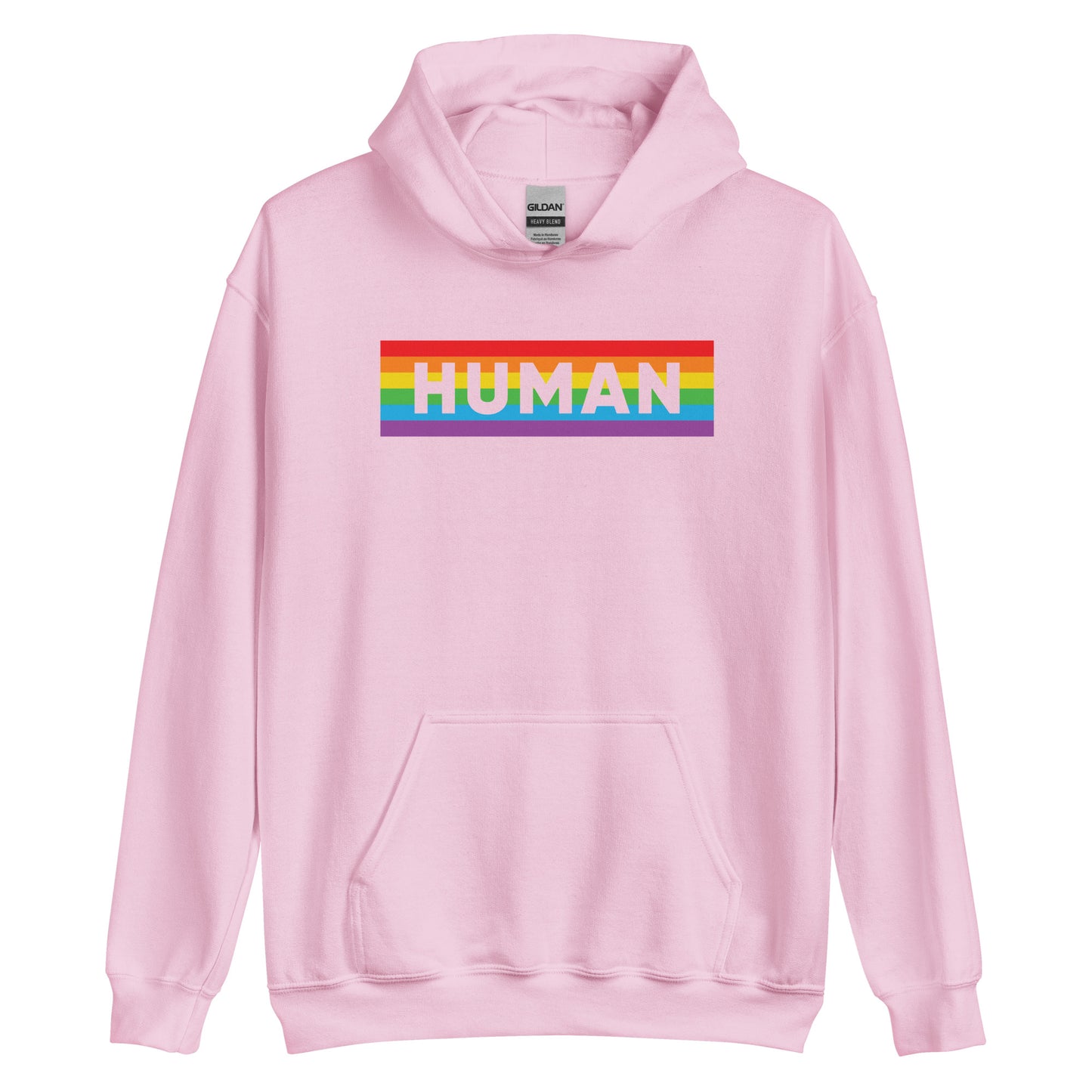 Human Rainbow Flag Gay Pride Unisex Hoodie
