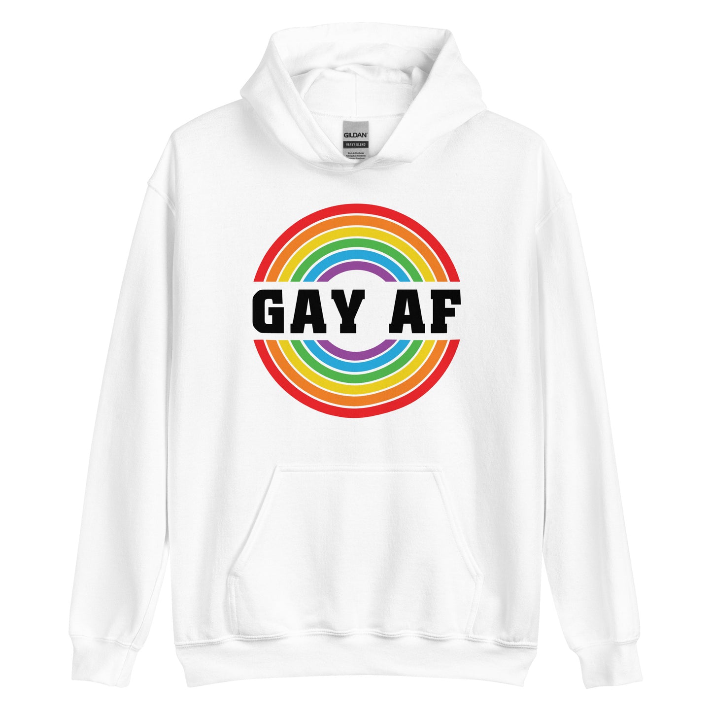 Gay AF LGBTQ Pride Unisex Hoodie
