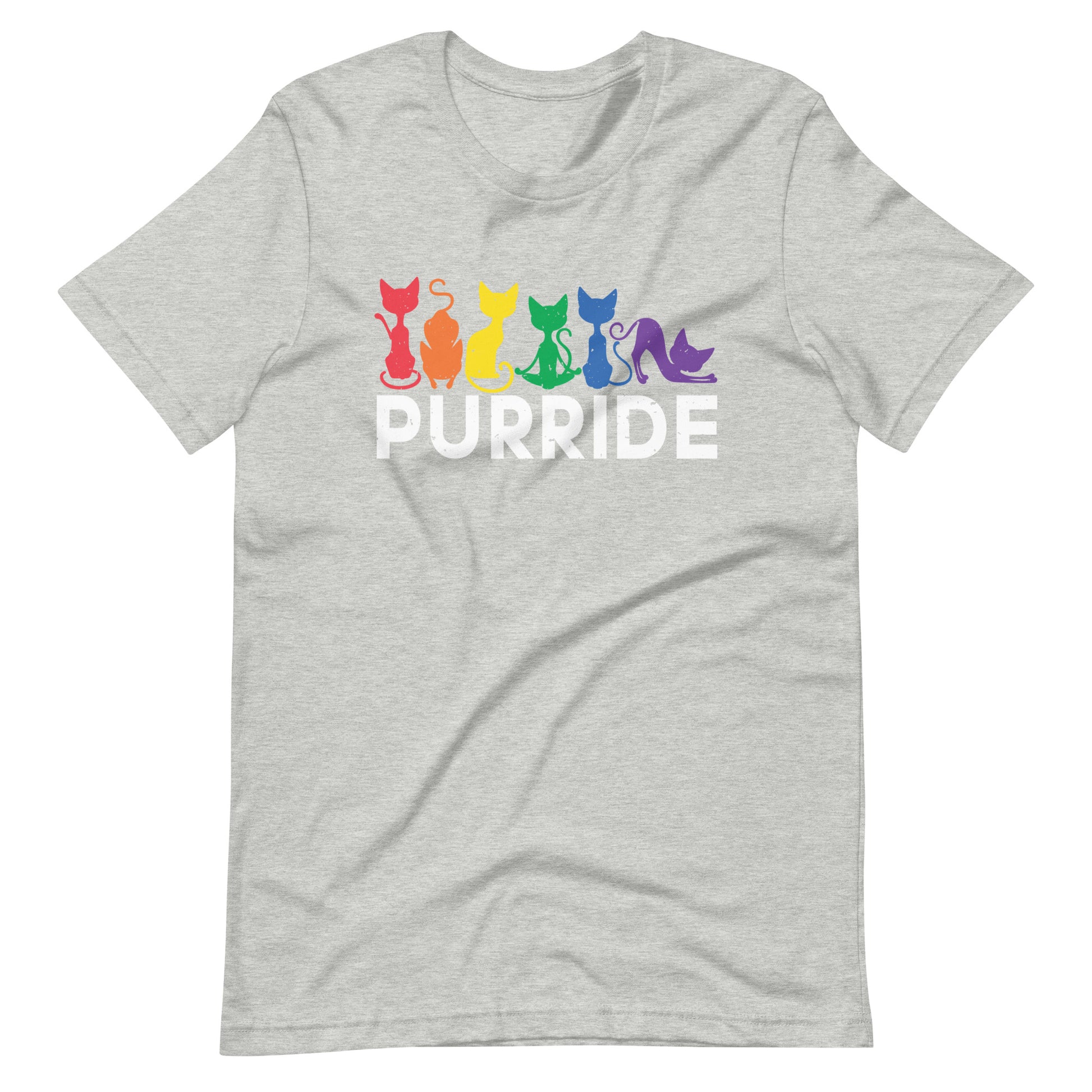 Purride Cat Unisex T-Shirt - Gay Pride Shirt - gay pride apparel