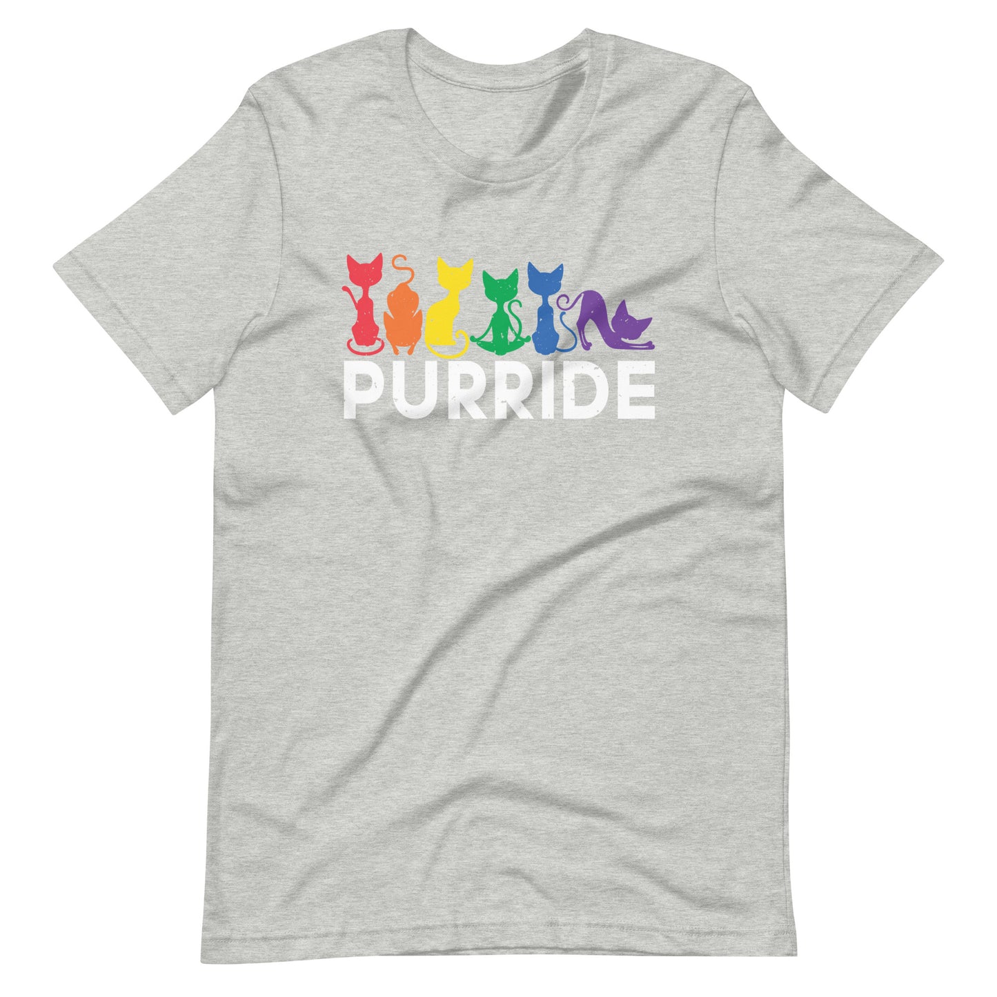 Purride Cat Unisex T-Shirt - Gay Pride Shirt - gay pride apparel