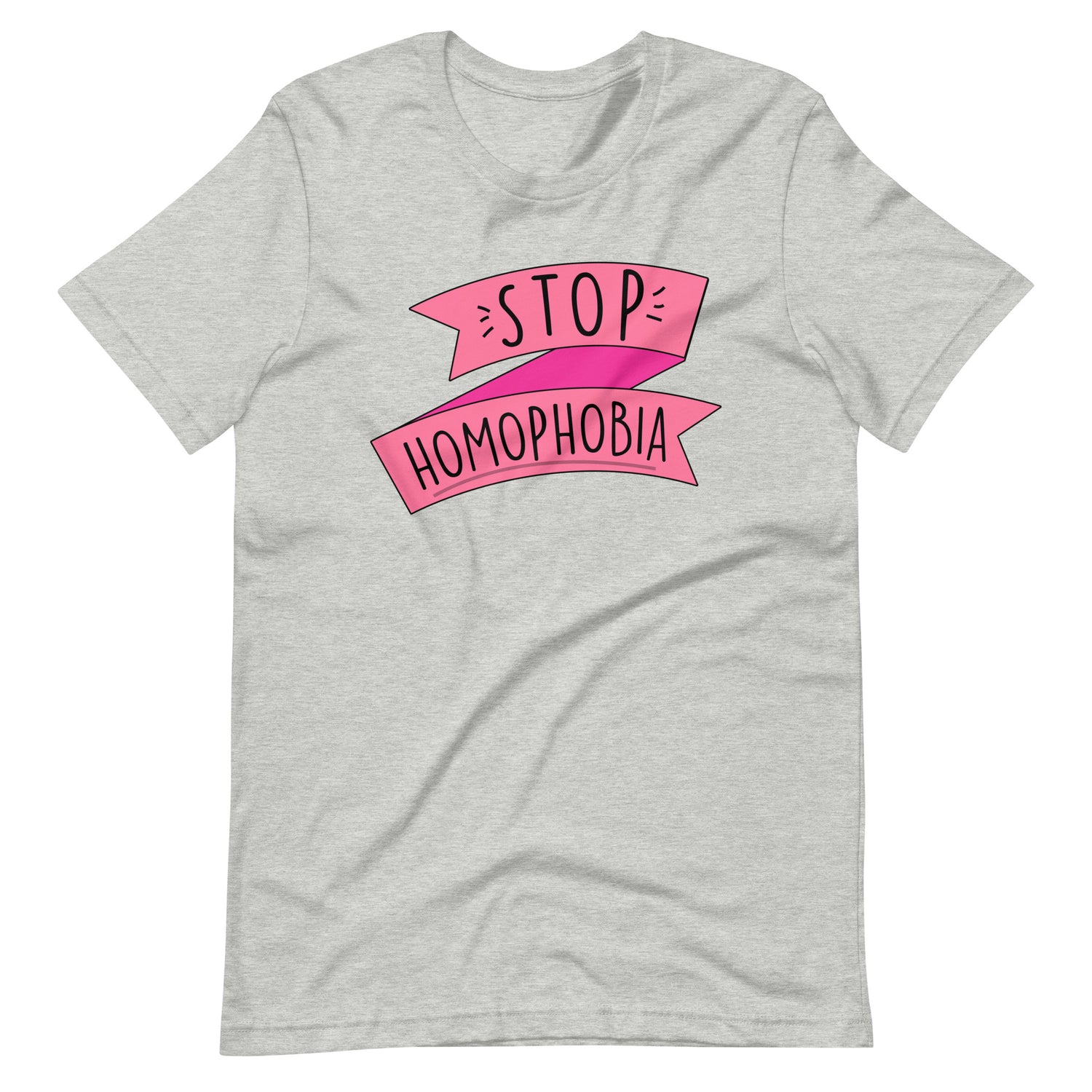 Stop Homophobia Unisex Gay Pride T-Shirt - gay pride apparel