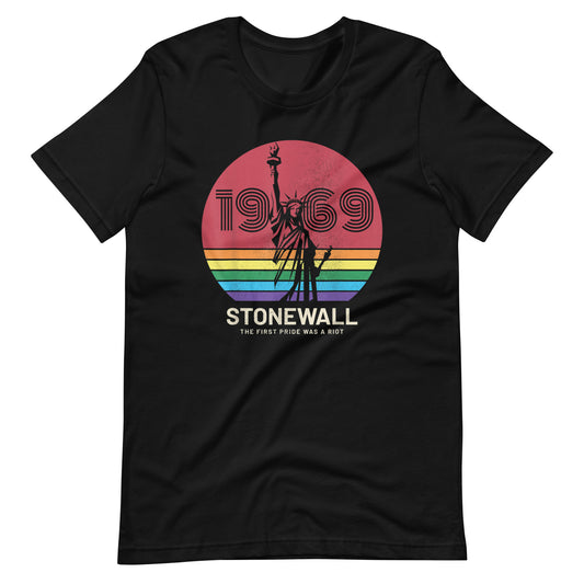 1969 Stonewall The First Pride Was a Riot Premium T-Shirt - gay pride apparel