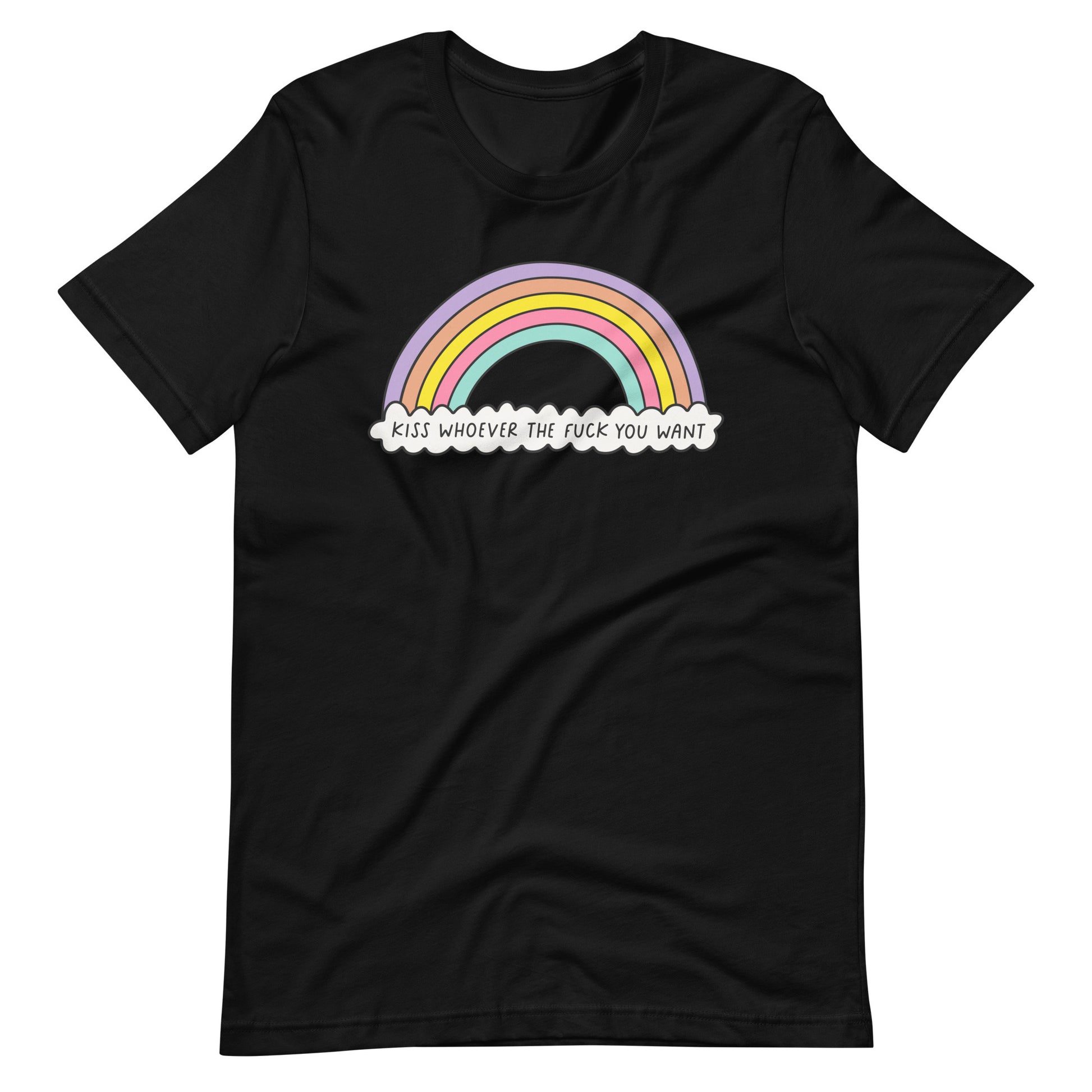 Kiss Whoever Unisex Gay Pride T-Shirt - gay pride apparel