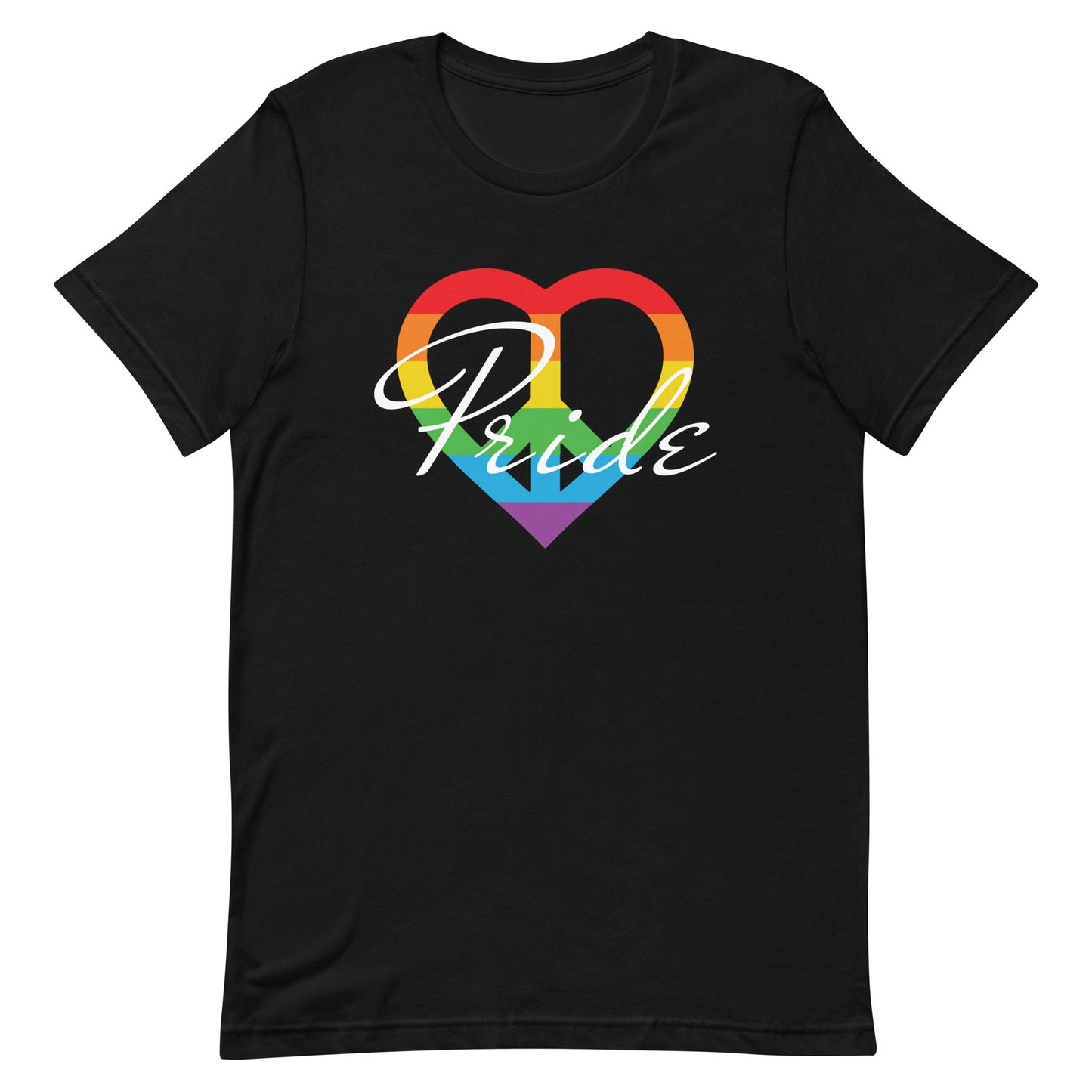 Peace Love Pride LGBTQ Pride t-shirt