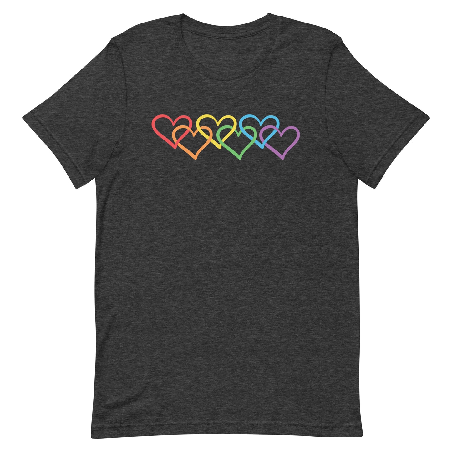 LGBTQ Pride Hearts Unisex t-shirt