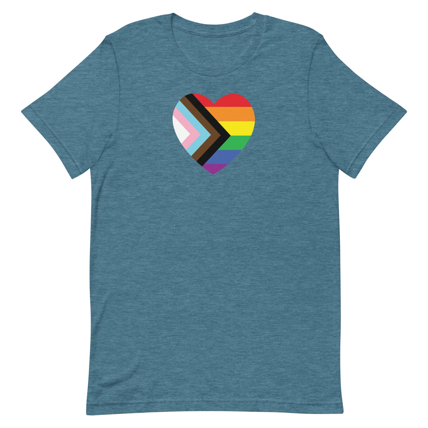 Progressive Flag Pride Heart Unisex T-shirt