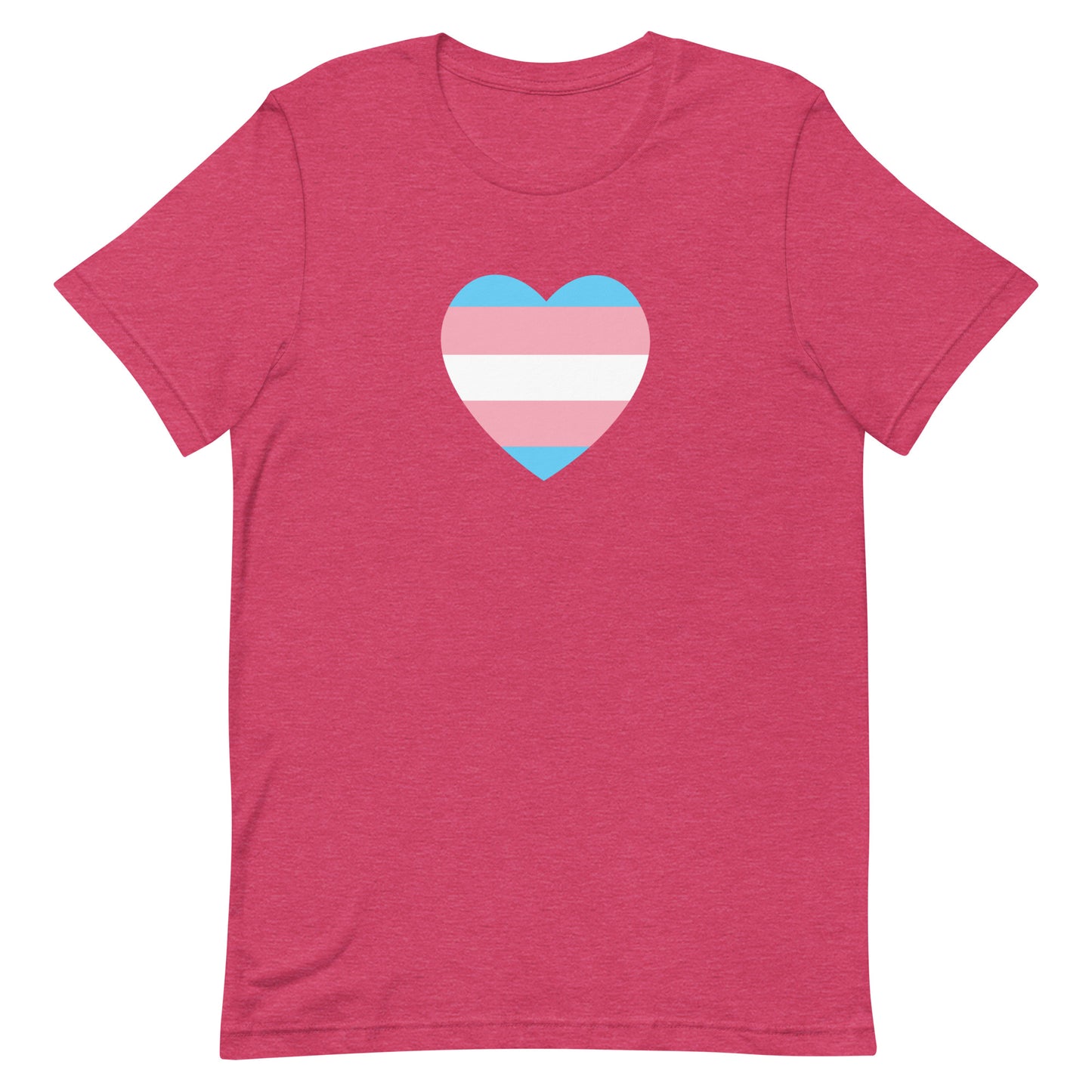 Transgender Pride Heart Unisex t-shirt