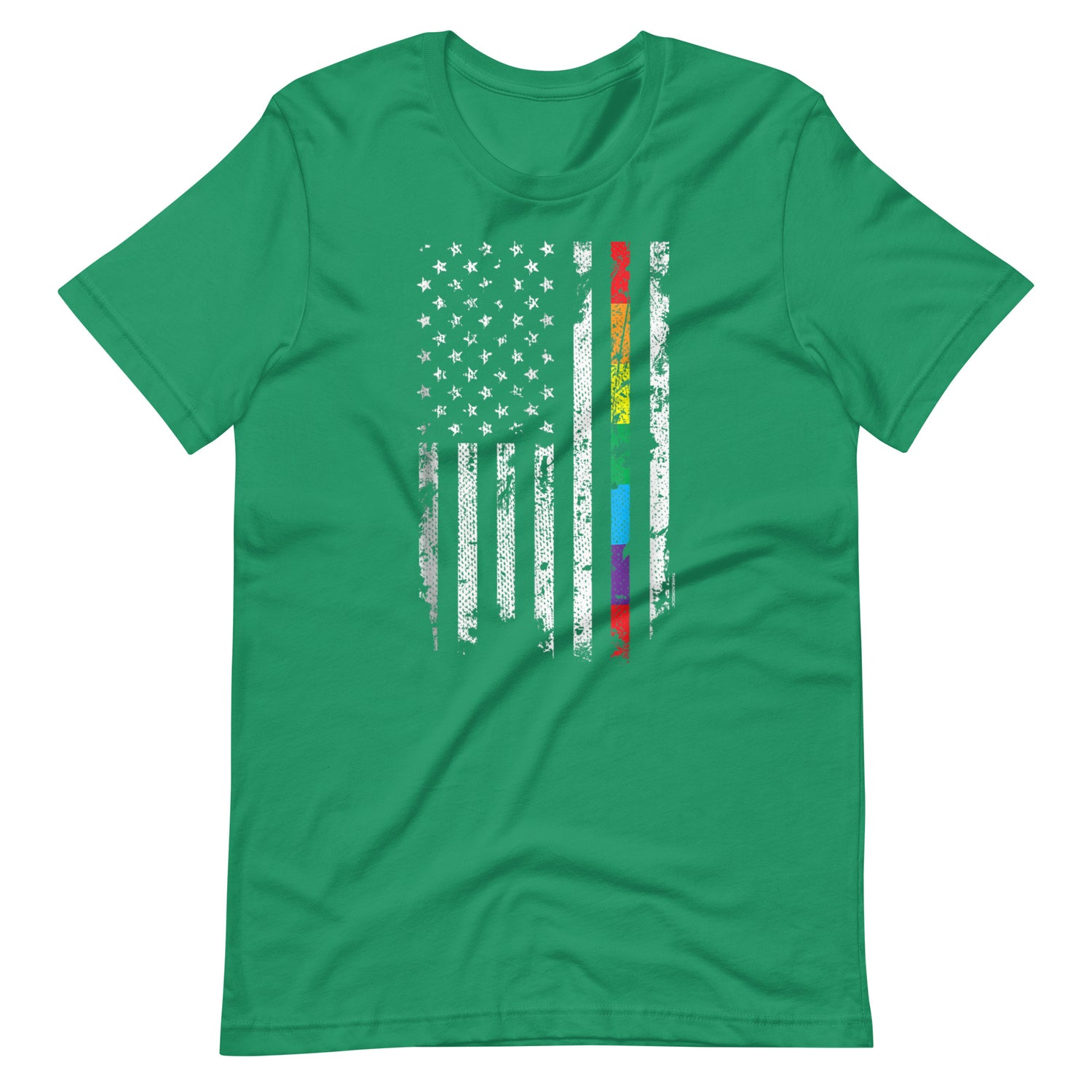 USA Rainbow Flag Gay Pride Unisex T-Shirt - gay pride apparel