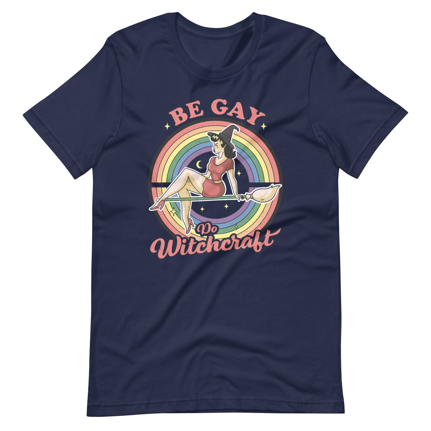 Be Gay Do Witchcraft Halloween Pride T-Shirt