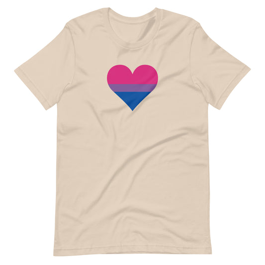 Bisexual Pride Heart T-Shirt