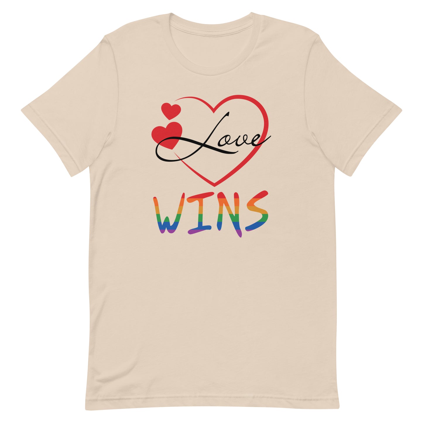 Love Wins Gay Pride Unisex t-shirt