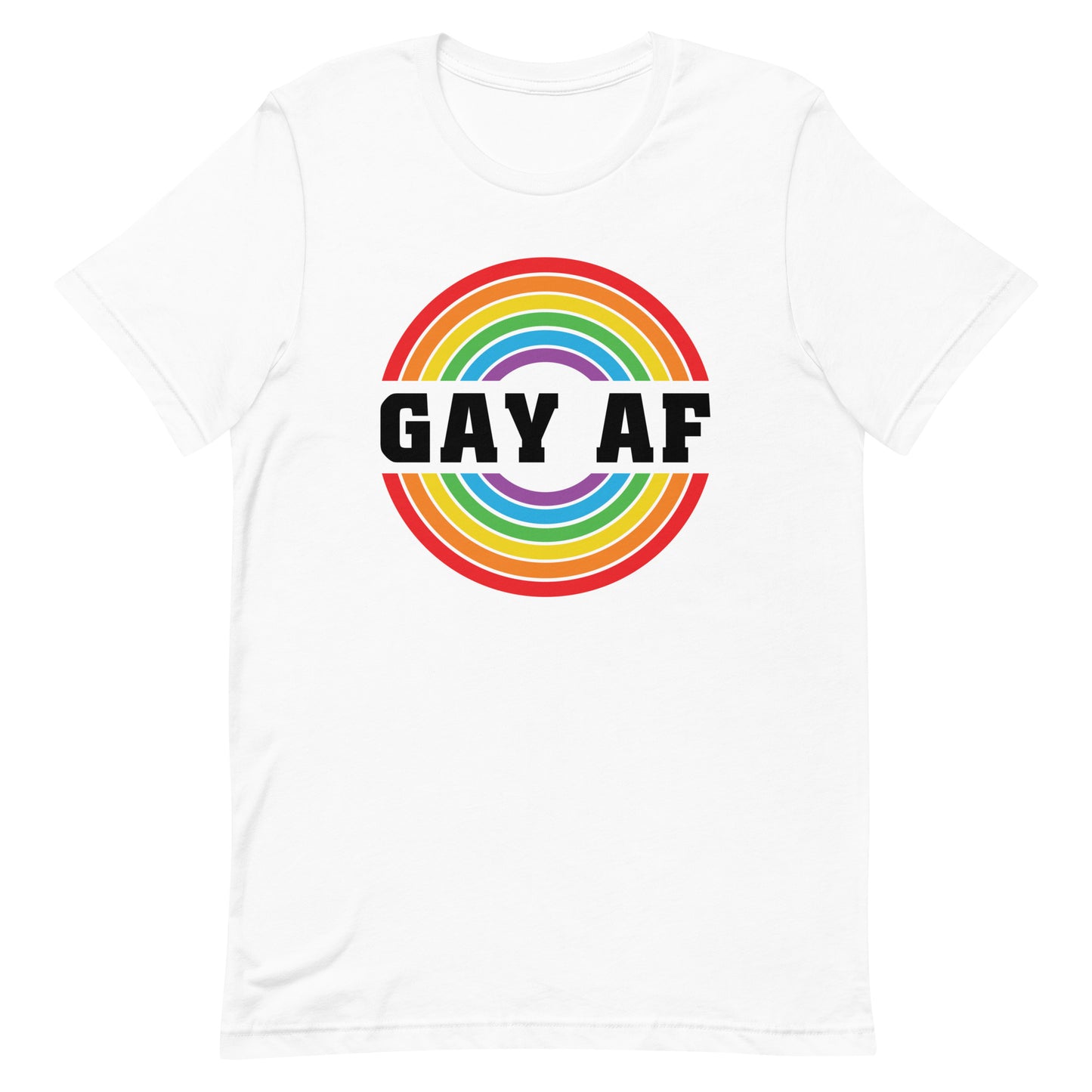 Gay AF Gay Pride Unisex t-shirt