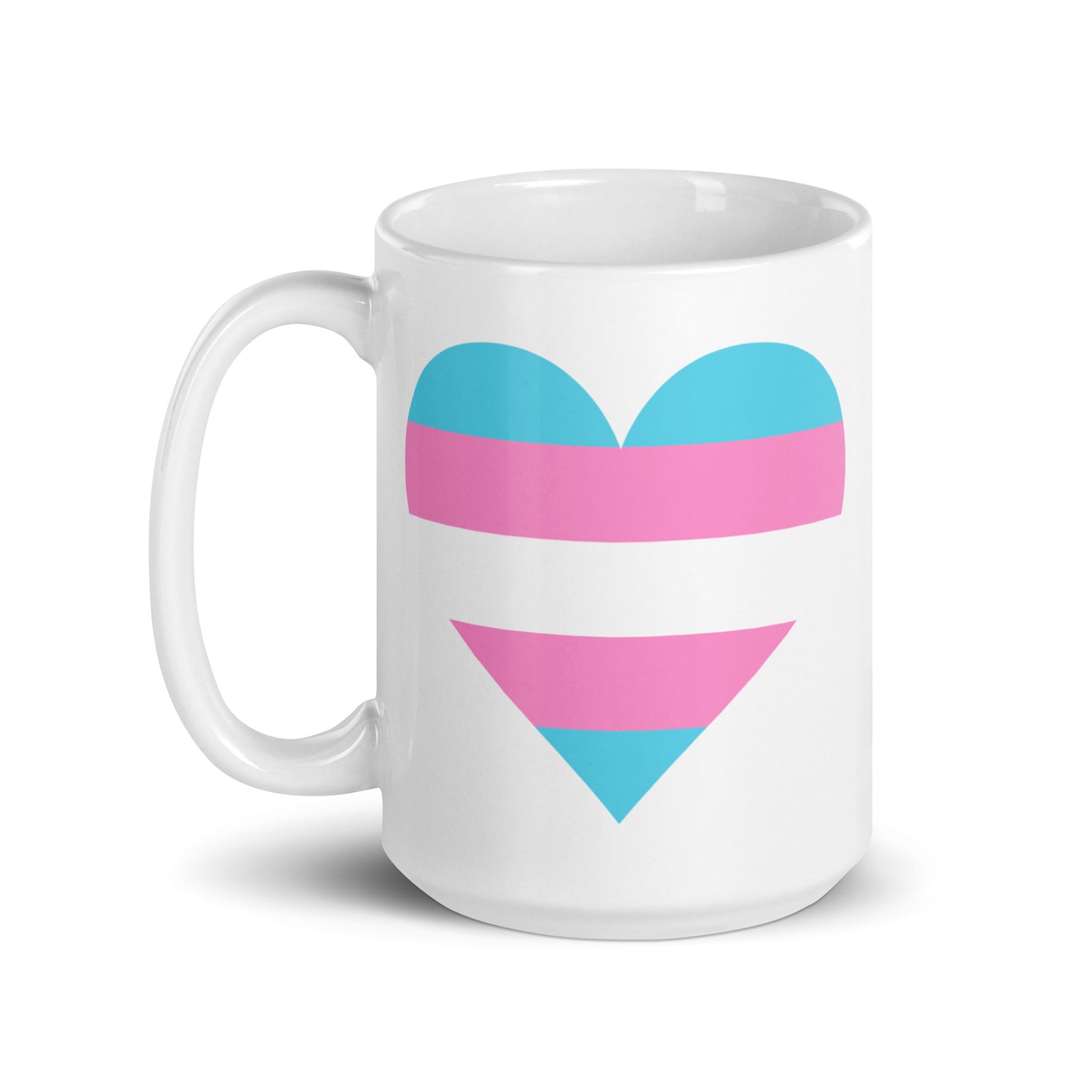 Transgender Pride Heart Mug