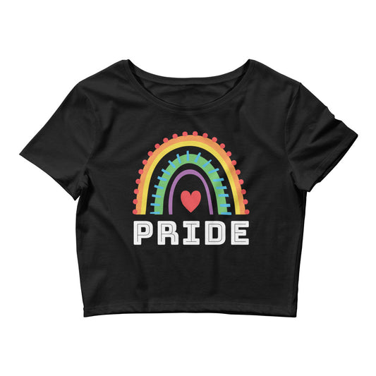 Pride Rainbow LGBTQ Pride Crop Tee