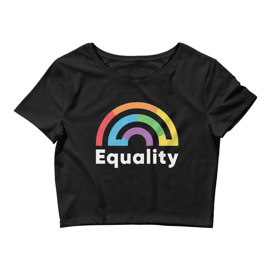 Equality Rainbow Crop Tee