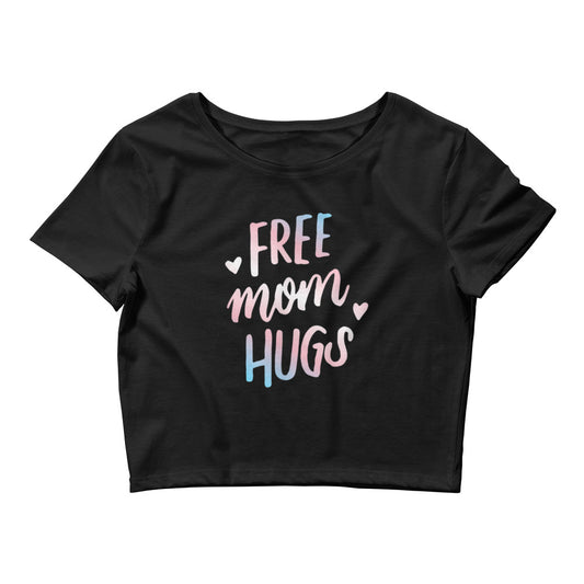 Free Mom Hugs LGBTQ Pride Crop Tee