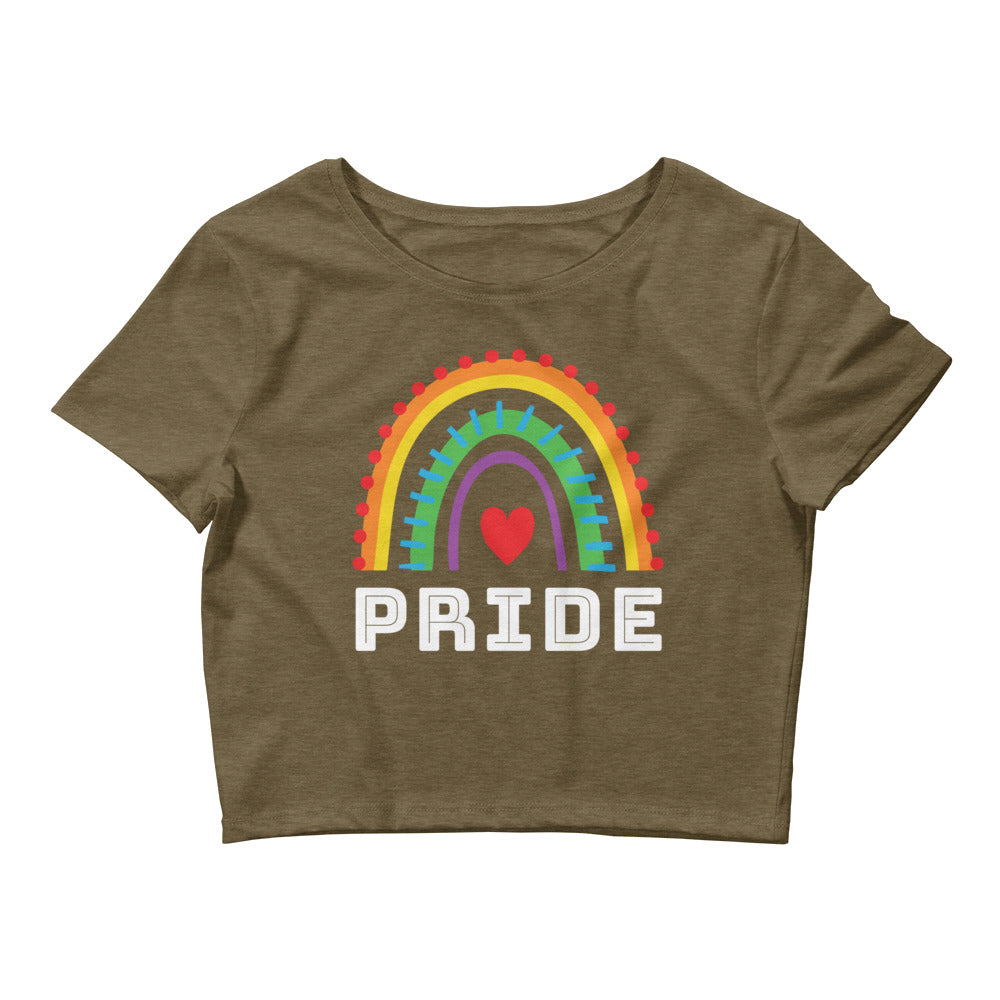 Pride Rainbow LGBTQ Pride Crop Tee