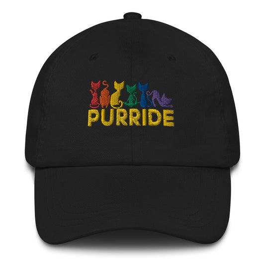 Purride Rainbow Cats Hat - gay pride apparel