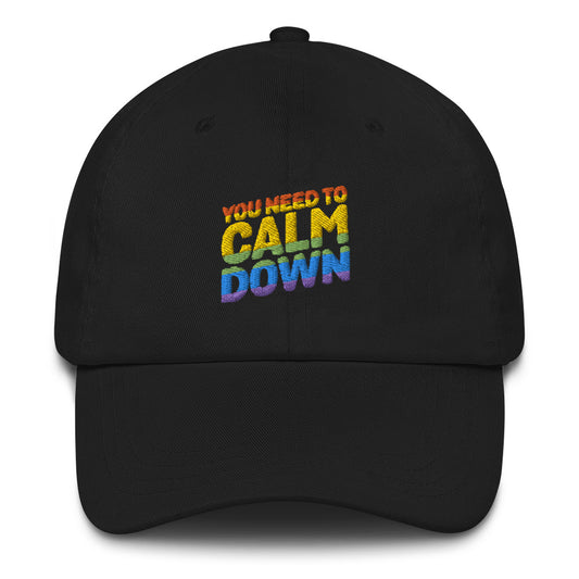 You Need to Calm Down Hat - gay pride apparel