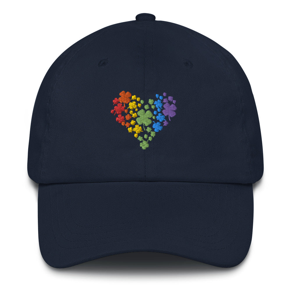 Love is Love Pride Heart Hat - gay pride apparel