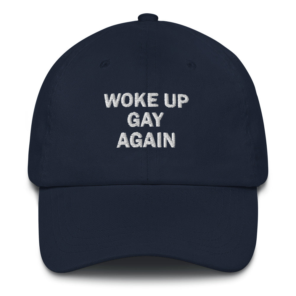 Woke Up Gay Again - Gay Pride Hat - gay pride apparel