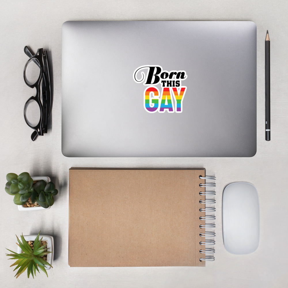 Born This Gay Sticker - gay pride apparel