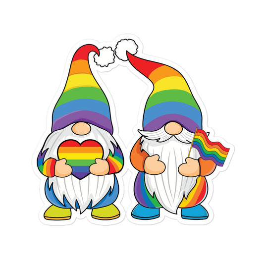LGBTQ Pride Santa Claus Sticker - gay pride apparel
