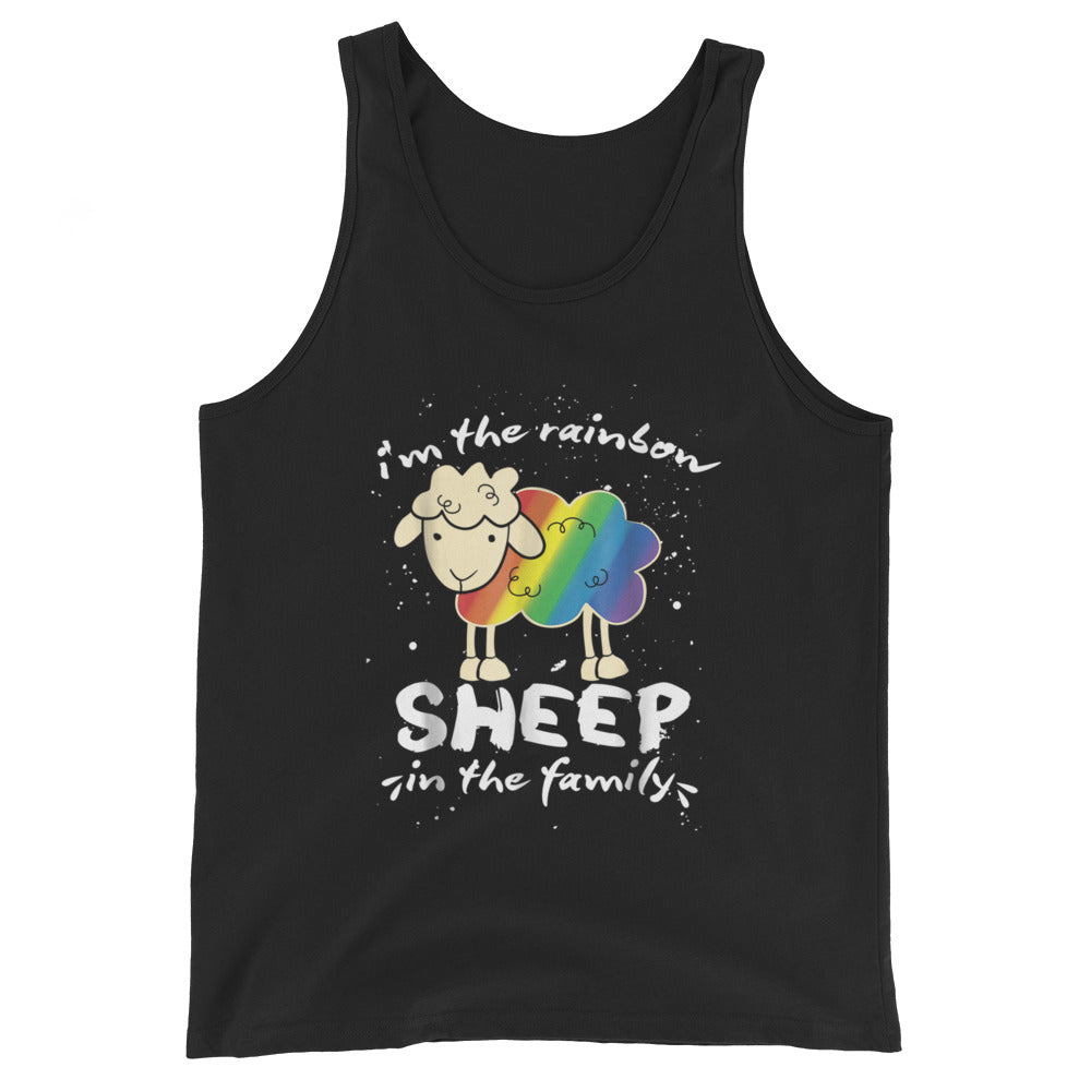 I'm the Rainbow Sheep in the Family Tank Top - gay pride apparel
