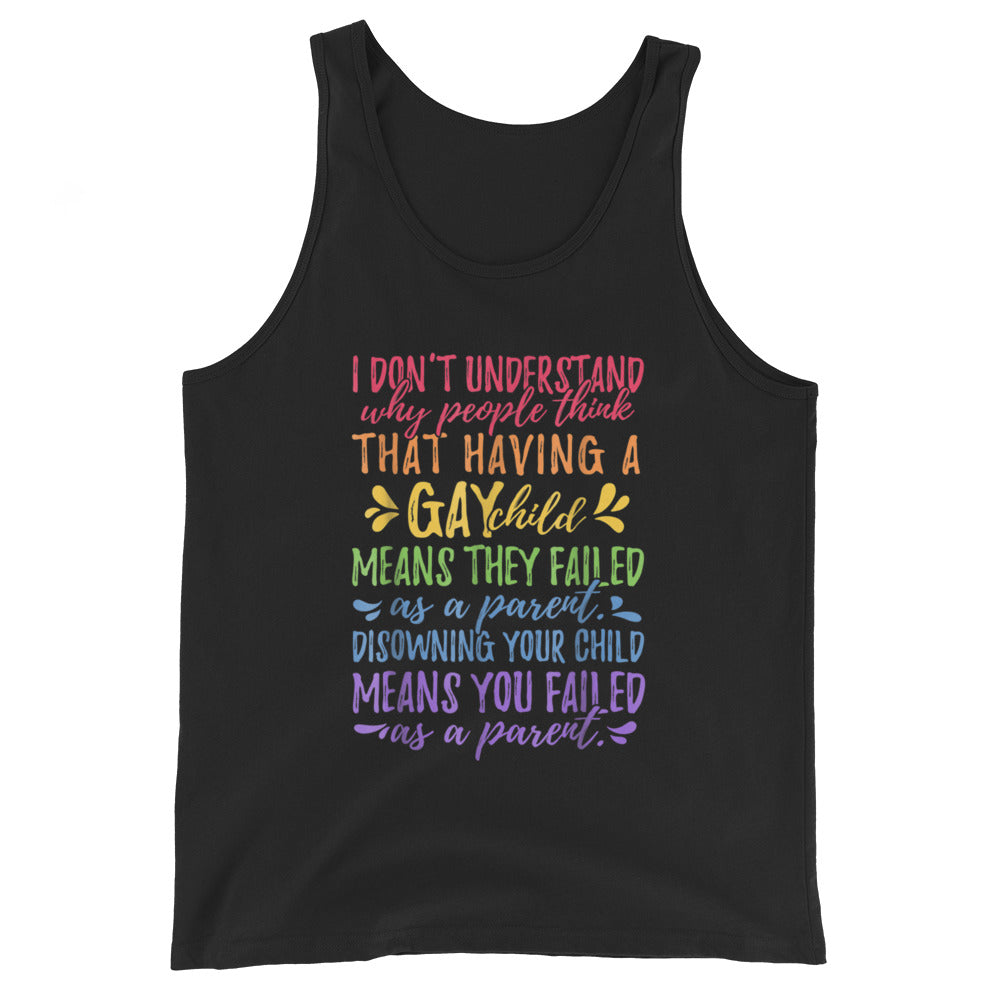 I Don't Understand Why Pride Tank Top - gay pride apparel