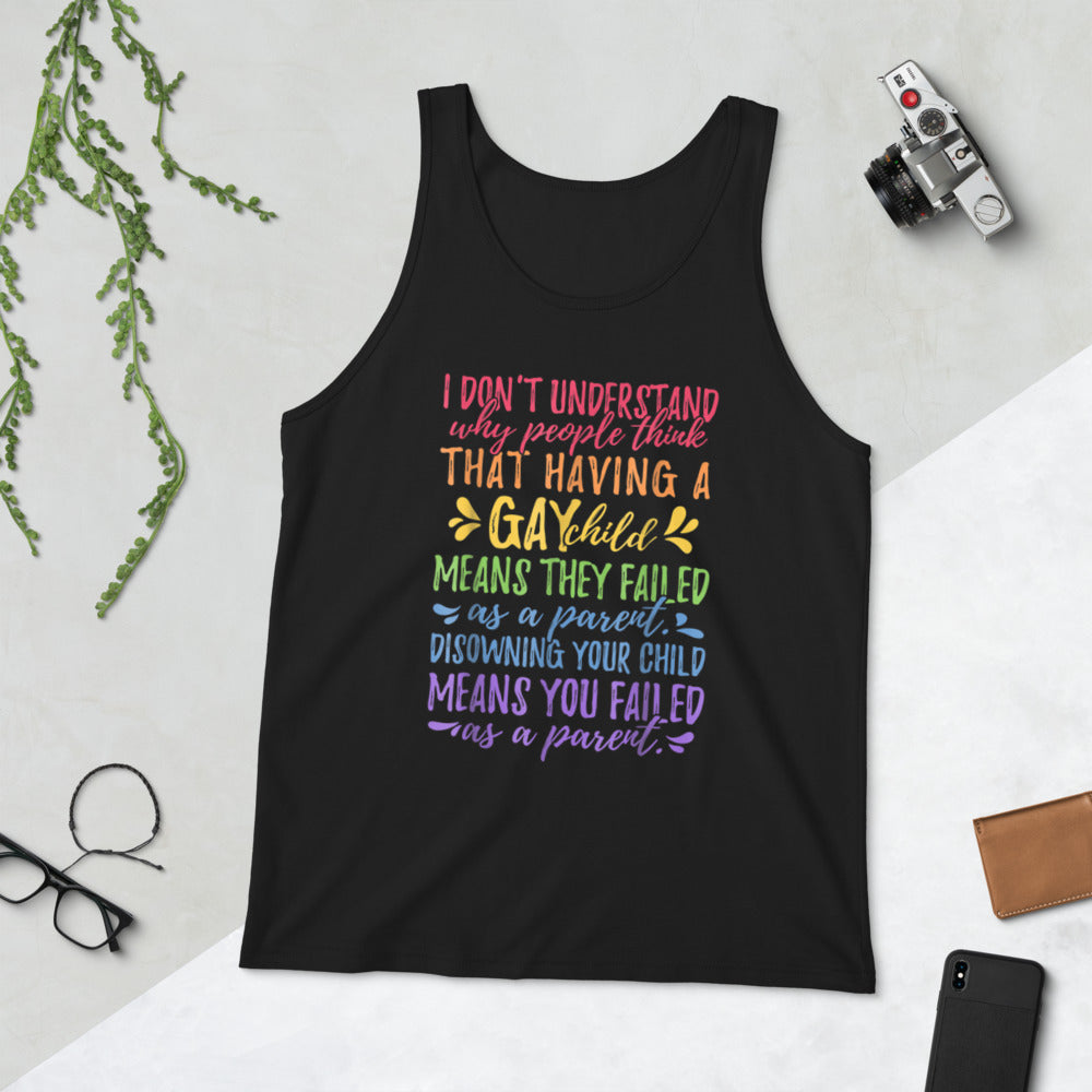 I Don't Understand Why Pride Tank Top - gay pride apparel