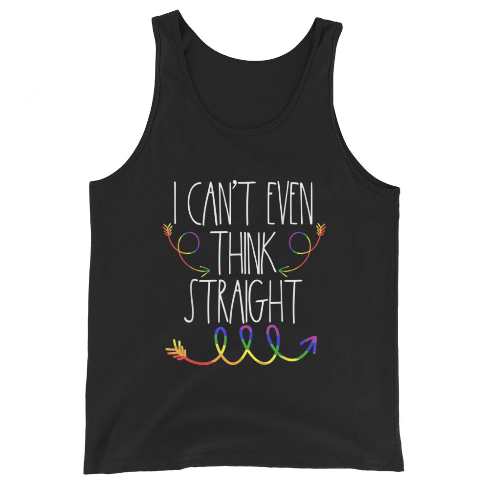 I Can't Even Think Straight Tank Top - gay pride apparel