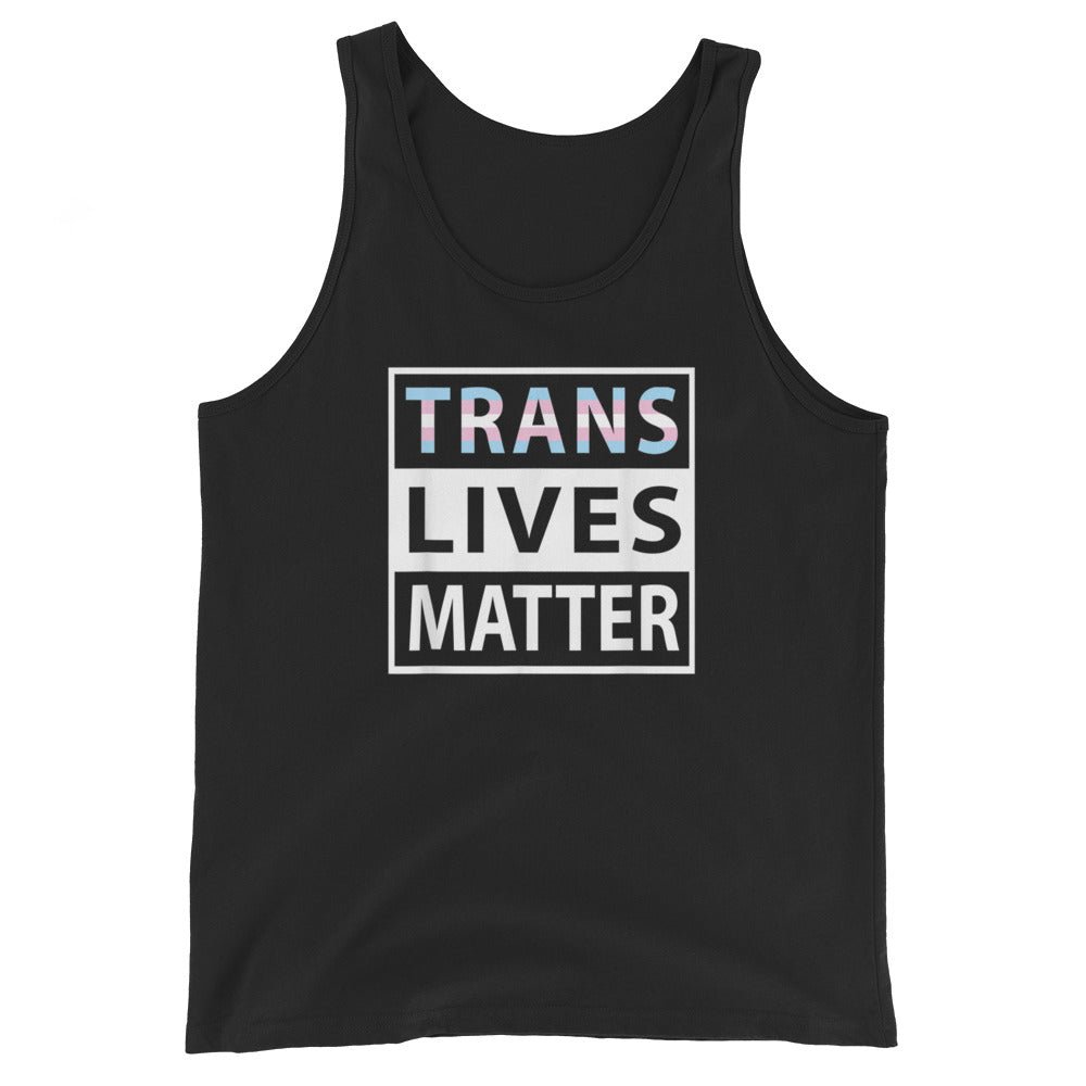 Trans Lives Matter Unisex Tank Top - gay pride apparel