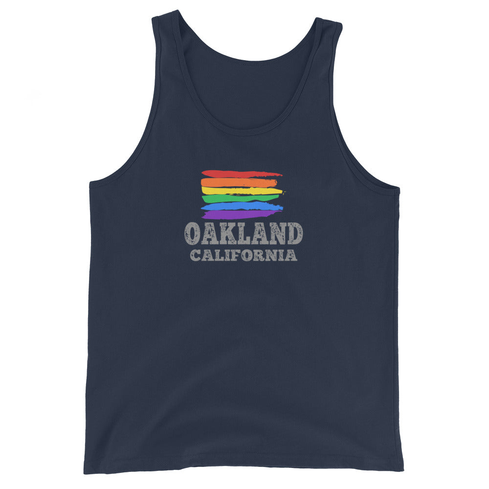 Oakland California LGBTQ+ Gay Pride Tank Top - gay pride apparel